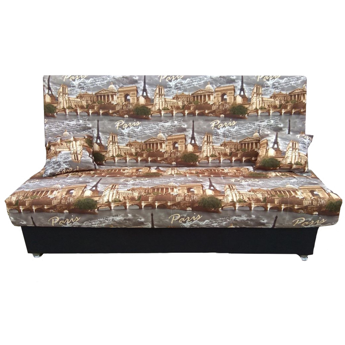 Диван, механизм «клик-кляк», обивка «финка париж тёмный»