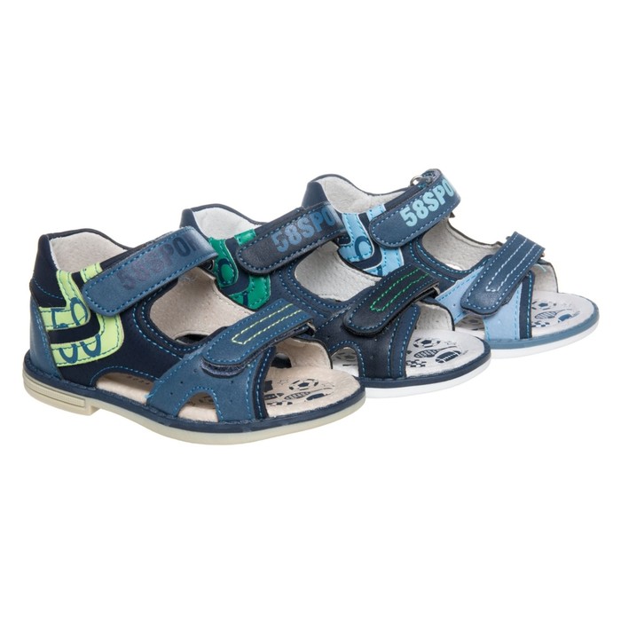 Сандалии для мальчика, 12 пар в коробе 8034