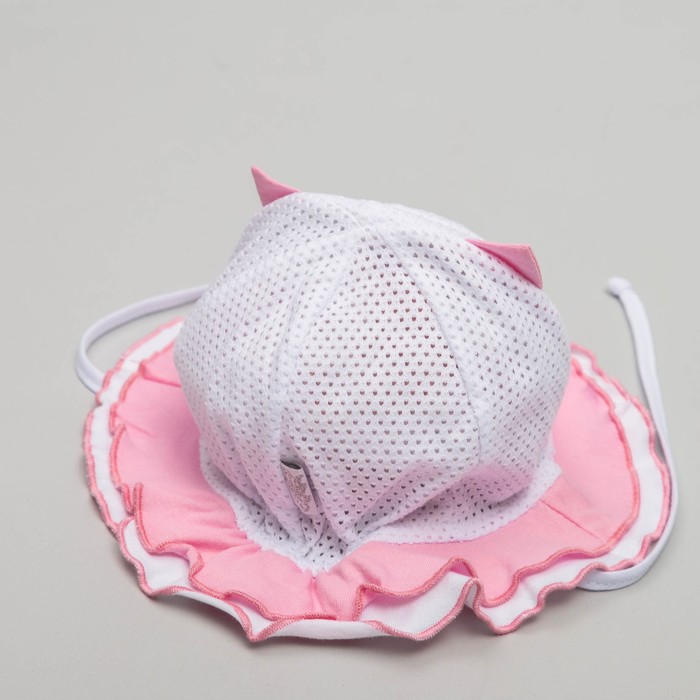 Панама детская, размер 46 см, цвет белый KY-183