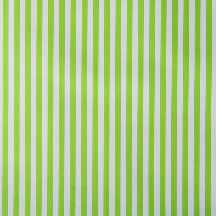 Бумага упаковочная крафт "Полоски салатовые", 0,5 х 10 м, 70 г