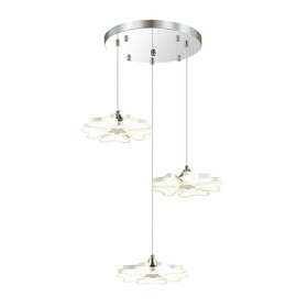 

Светильник LEILA 1x78Вт LED 4000K хром, белый 47x47x120см