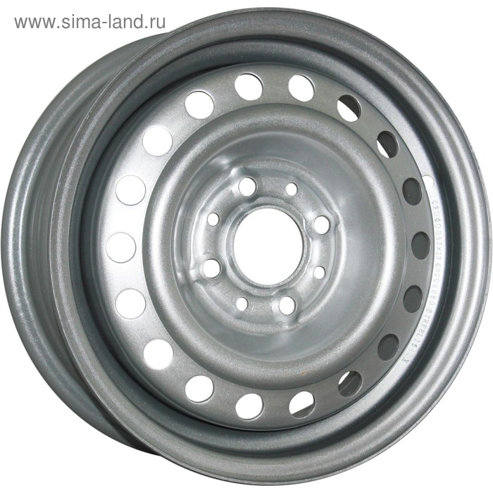 фото Диск штампованный trebl 53a35d 5.5x14 4x100 et35 d57.1 silver