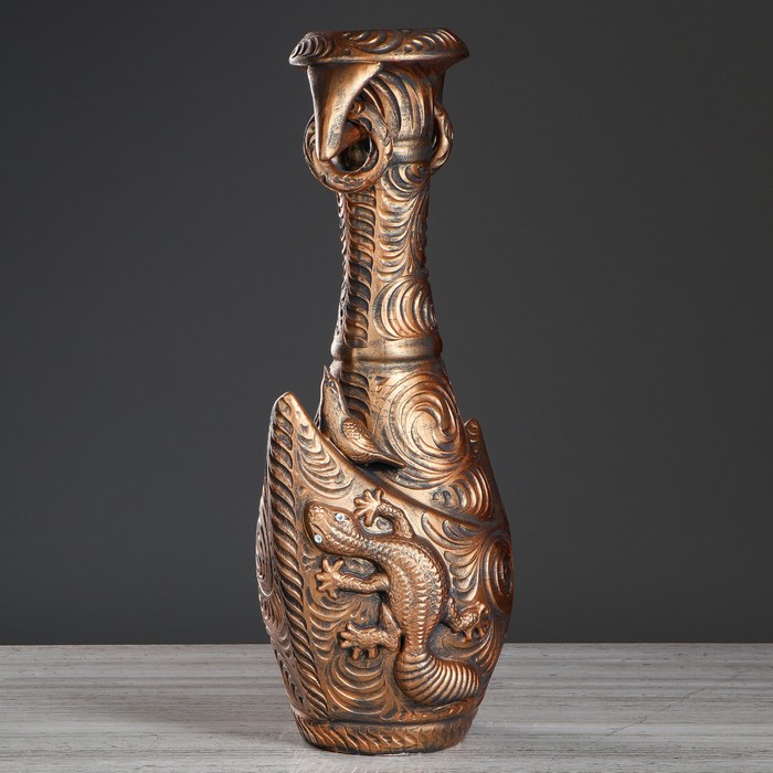 Ваза "Альфонс" медь микс