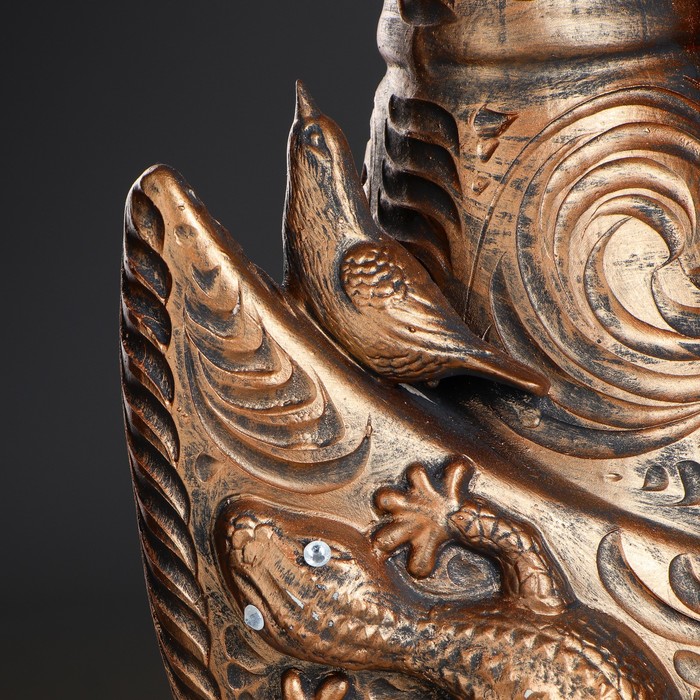 Ваза "Альфонс" медь микс