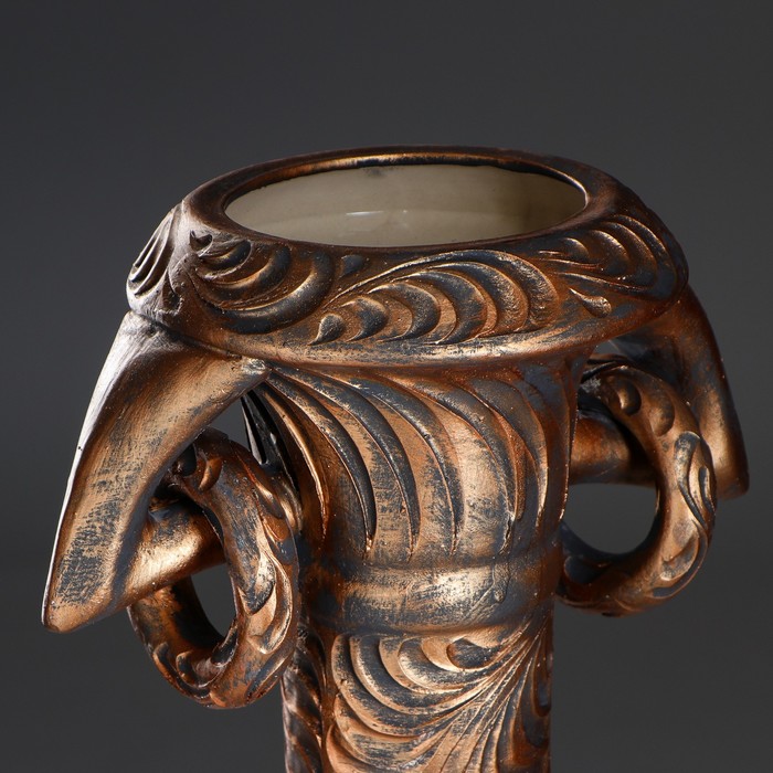 Ваза "Альфонс" медь микс