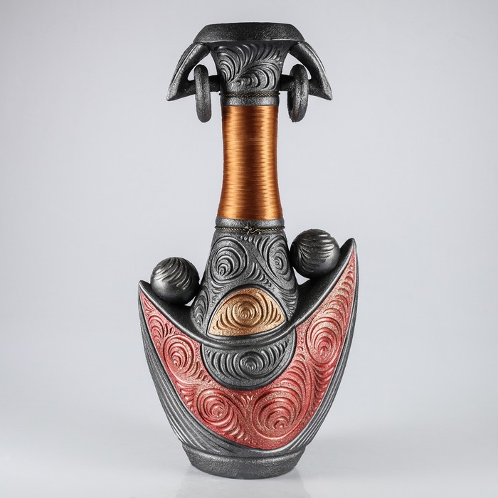 Ваза "Альфонс" медь микс