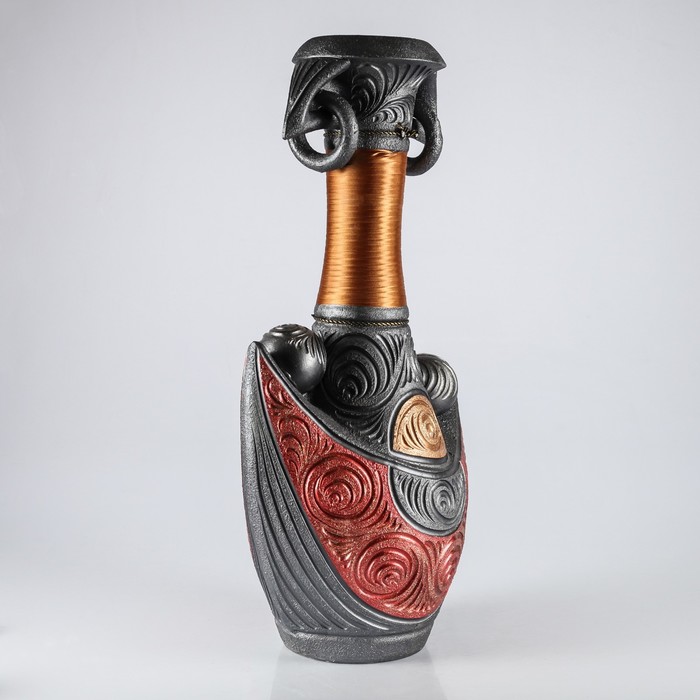 Ваза "Альфонс" медь микс