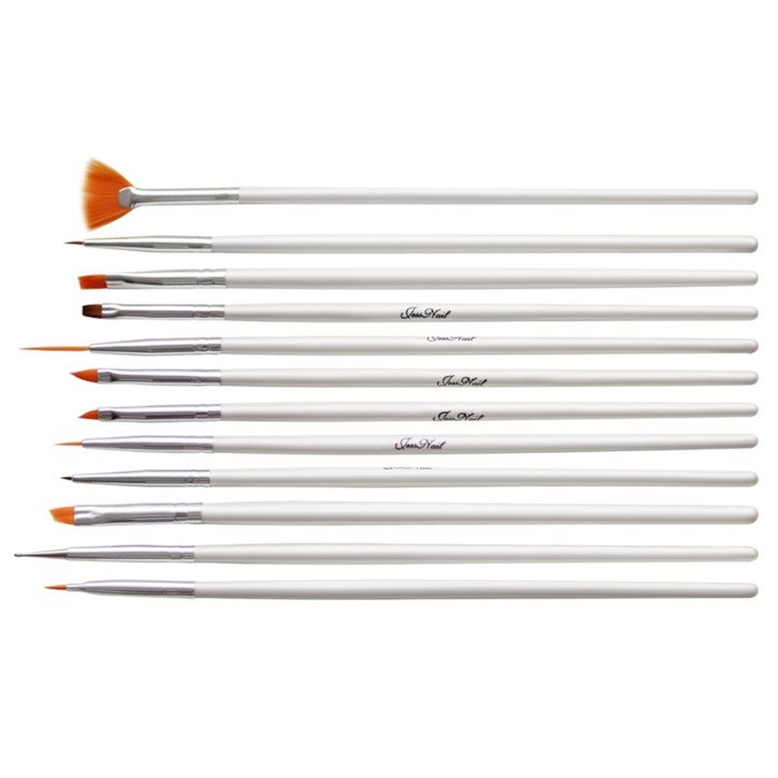 Кисть для дизайна, 12 шт