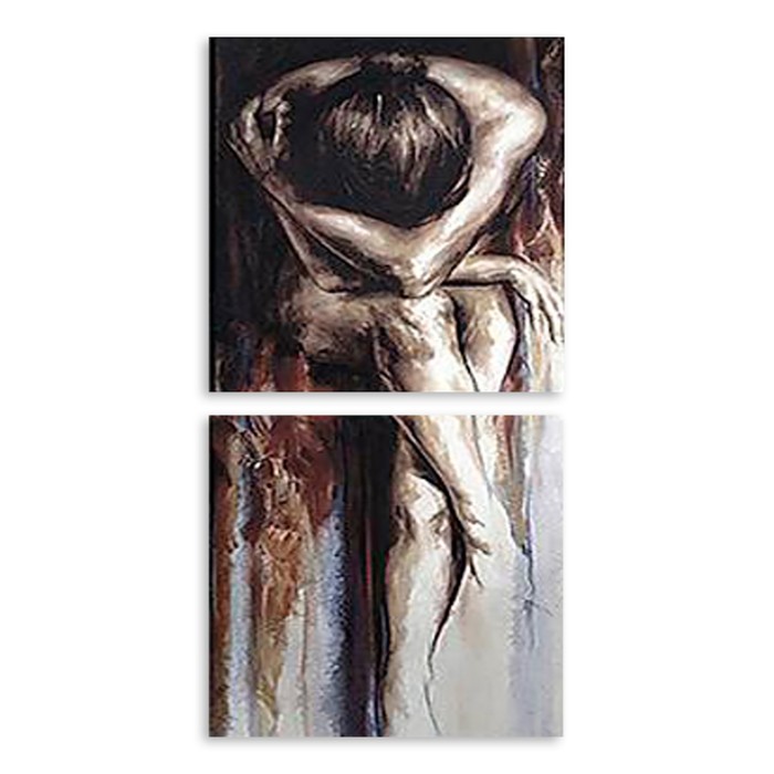 Модульная картина "Объятия" 120*115 см