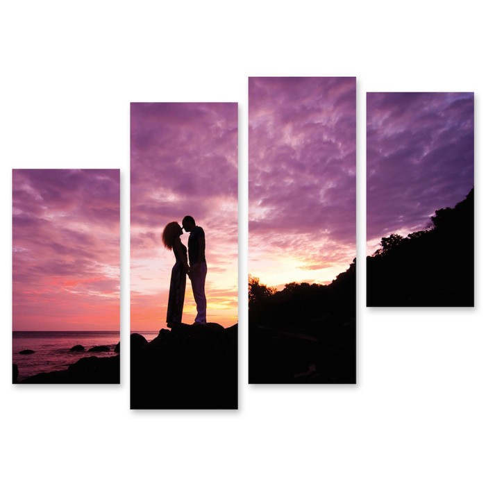 Модульная картина "Любовь" 90*66 см