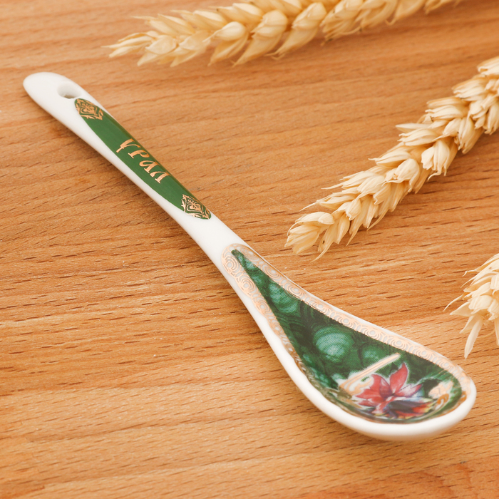 Ложка "Урал. Каменный цветок и Ящерка"