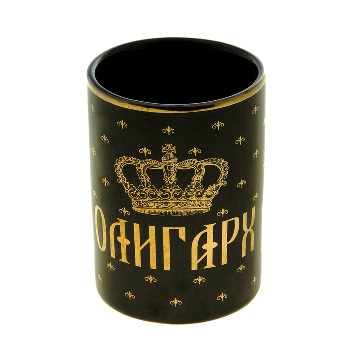 Кружка с ручкой Доллар "Олигарх"