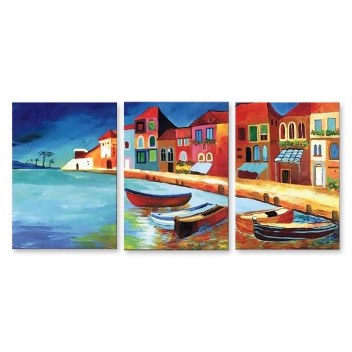 Модульная картина "Сказочная Испания" 120*55 см