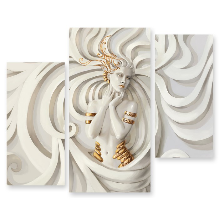 Модульная картина на стекле "Дива" 150*118 см