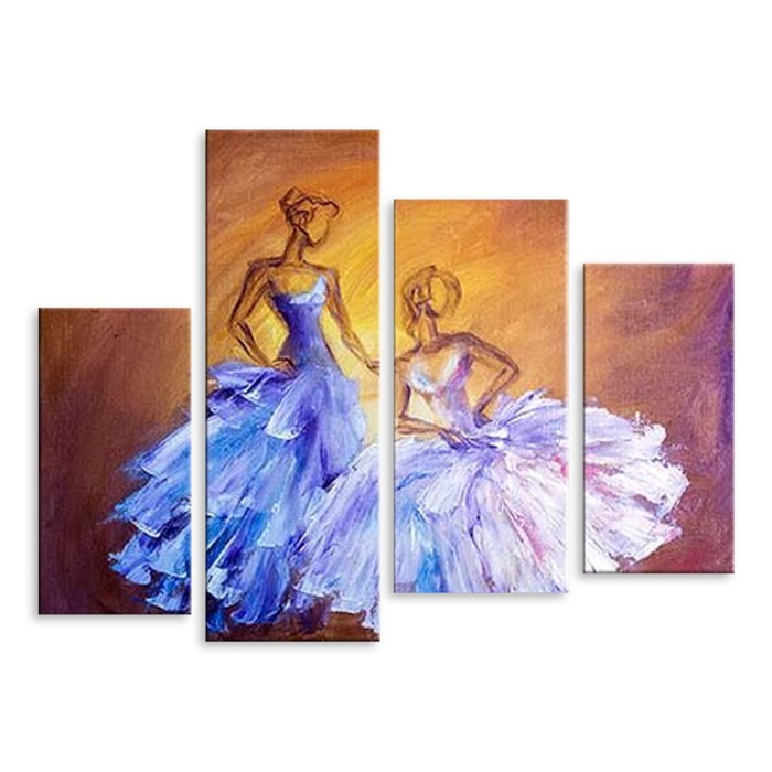 Модульная картина "Балерины" 90*65 см