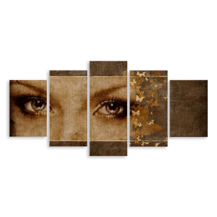 Модульная картина "Взгляд осени" 120*55 см