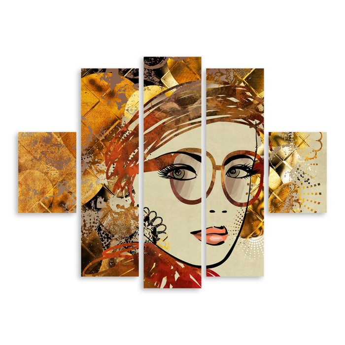 Модульная картина "Взгляд осени" 90*65 см