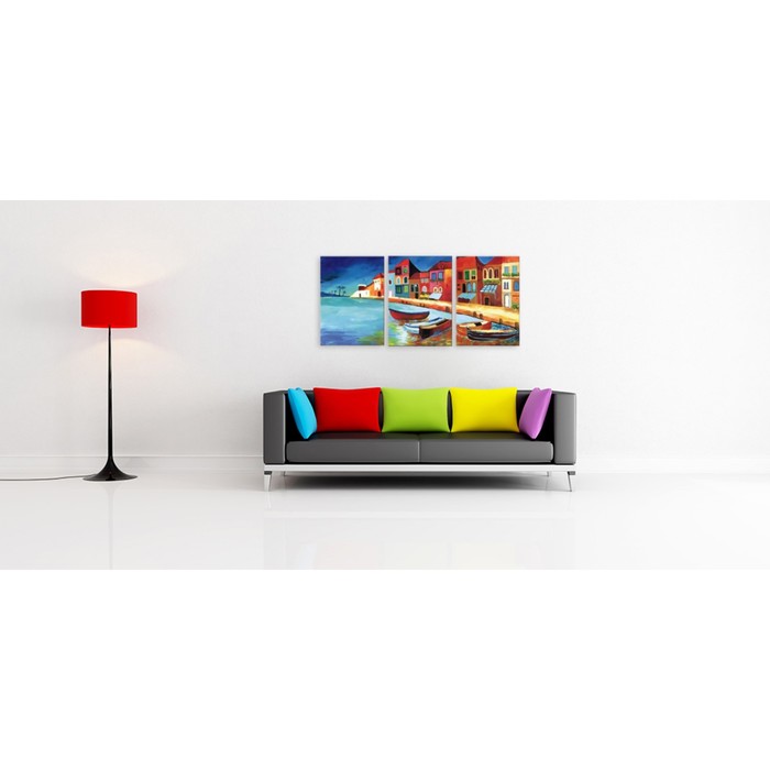 Модульная картина "Сказочная Испания" 150*68 см