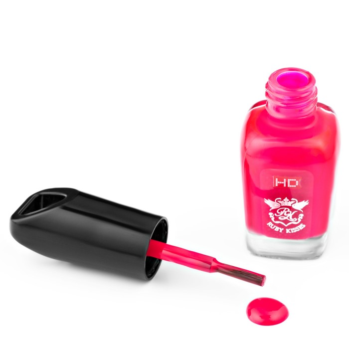 Лак для ногтей Kiss Свежая Малина HD Mini Nail Polish, 8 мл