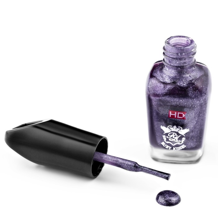 Лак для ногтей Kiss Сочная Слива HD Mini Nail Polish, 8 мл