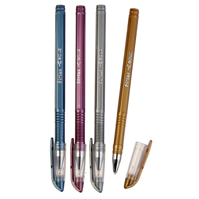 Ручка шариковая Союз масл.осн. Sirius 0.7 длина письма 1800м, Metallic микс, ст. синий