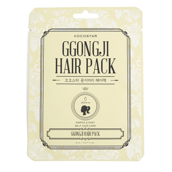 Восстанавливающая маска для поврежденных волос Kocostar "Конский хвост", 8 мл