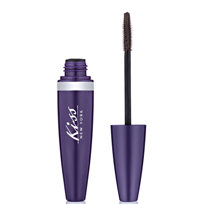 Термотушь "Сумасшедшие ресницы" Kiss Mascara Clamshell, темно-коричневая 15 г