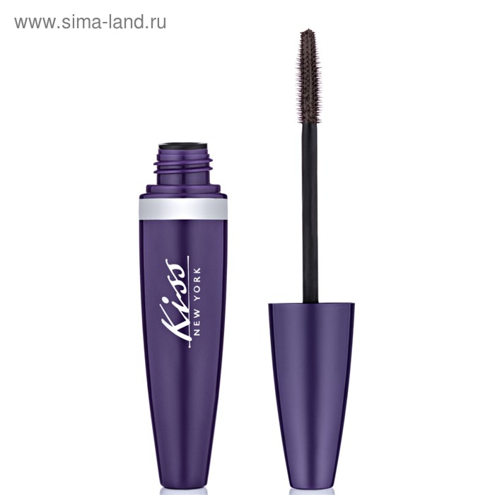 фото Термотушь kiss mascara clamshell very «сумасшедшие ресницы», цвет тёмно-коричневый