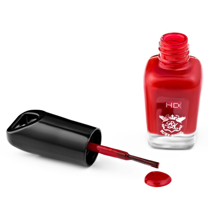 Лак для ногтей Kiss Спелая Вишня HD Mini Nail Polish, 8 мл