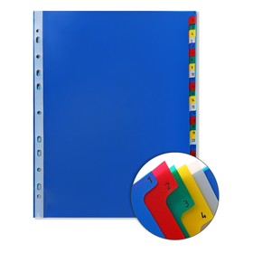 Разделитель листов А4+, 31 лист, 1-31, 'Office-2020', цветной, пластиковый Ош