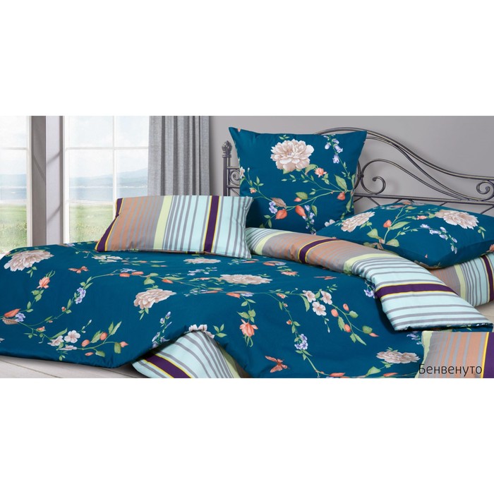 КПБ "Бенвенуто" 1,5 сп., 150х215 см, 145х215 см, 70х70 см-2 шт., сатин