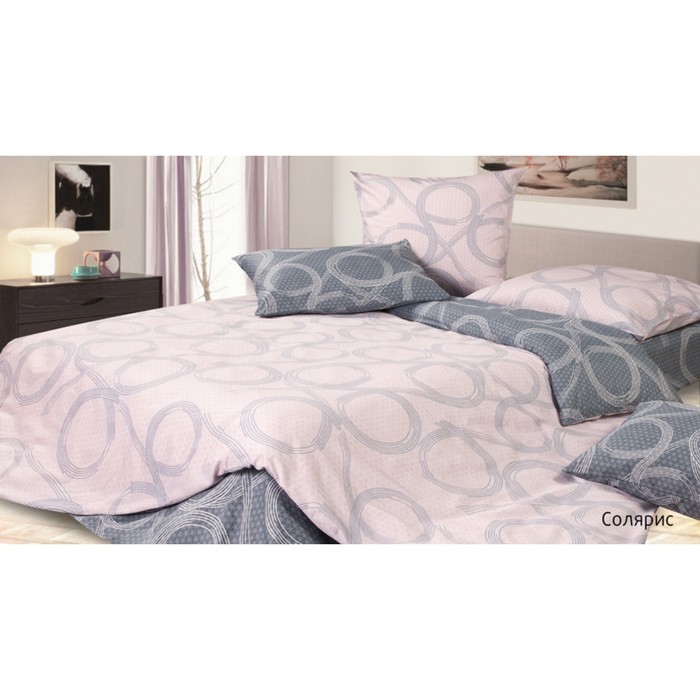 КПБ "Солярис" 1,5 сп., 150х215 см, 145х215 см, 70х70 см-2 шт., сатин