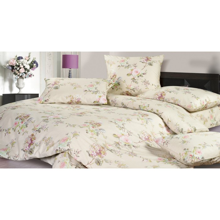 КПБ "Розабелла" евро, 220х240 см, 200х220 см, 50х70 см, 70х70 см по 2 шт., сатин