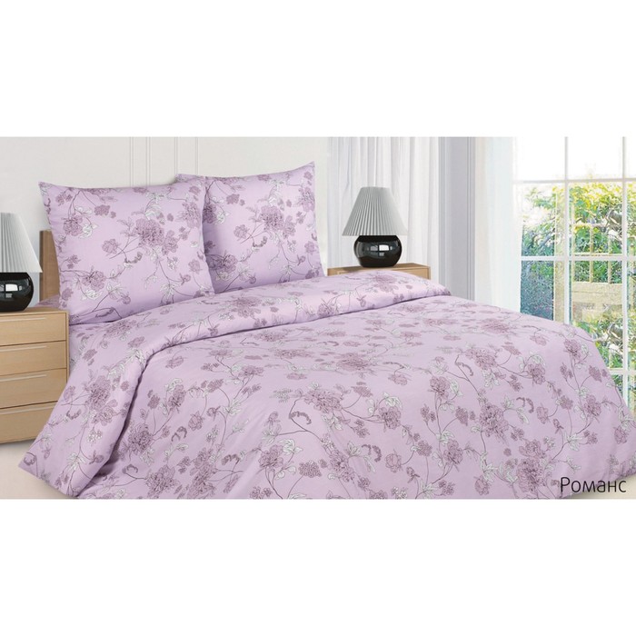 КПБ "Романс" 1,5 сп., 150х215 см, 145х215 см, 70х70 см-2 шт., поплин