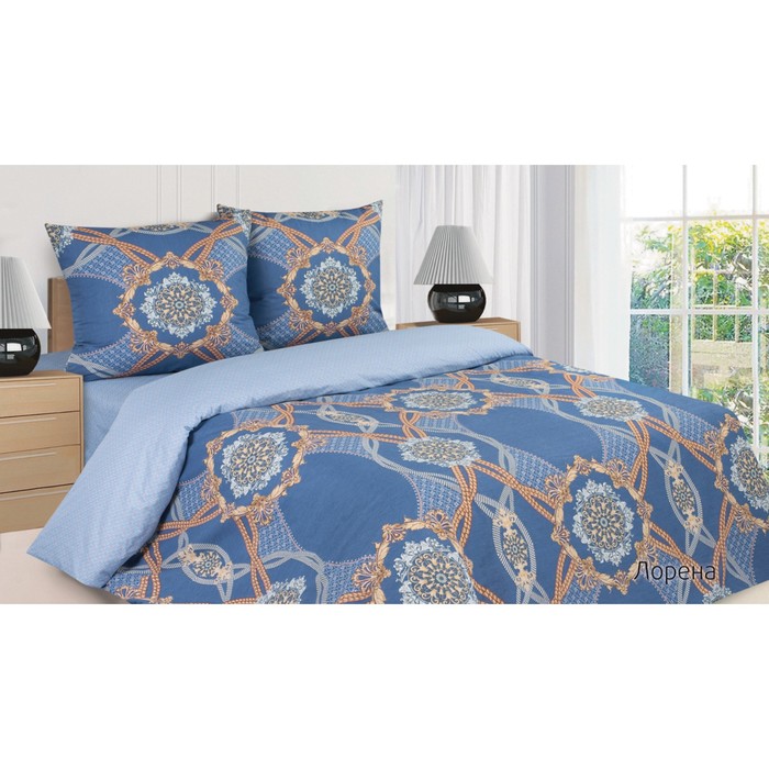 КПБ "Лорена" 2 сп макс., 215х220 см, 175х215 см, 70х70 см-2 шт., поплин