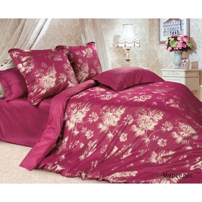 КПБ "Мерседес" дуэт, 220х240 см, 145х215 см-2 шт., 50х70 см, 70х70 см по 2 шт., жаккард