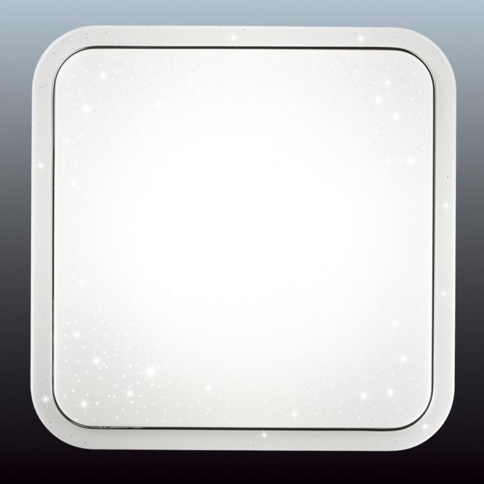 Светильник 72W LED 3200К-6200К ПДУ белый, хром 50x50x6,8см