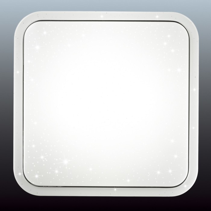 Светильник 90W LED 3200К-6200К ПДУ белый, хром 60x60x6,8см