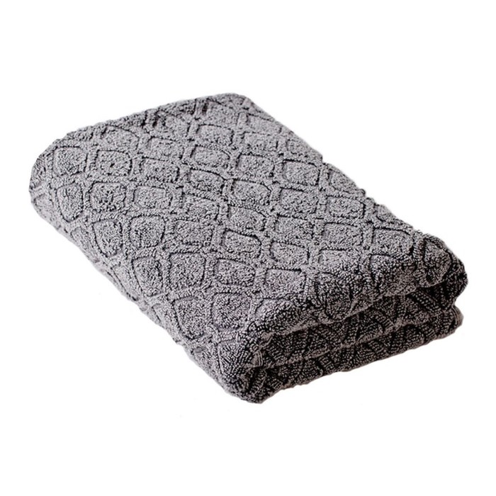 Полотенце "Джаз", размер 70х130 см, цвет серый