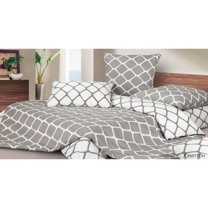 КПБ "Хэмптон" 1,5 сп., 150х215 см, 145х215 см, 70х70 см-2 шт., сатин