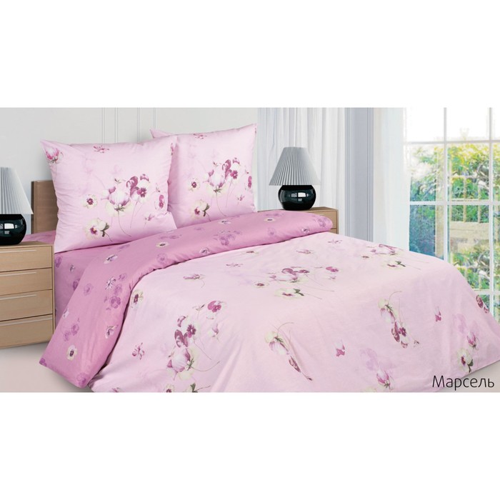 КПБ "Марсель" евро, 215х220 см, 200х220 см, 70х70 см-2 шт., поплин