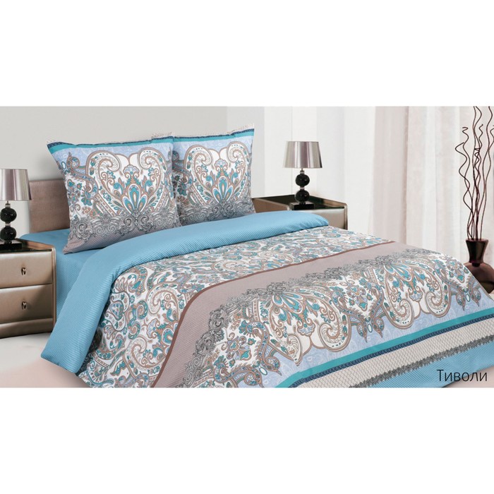 КПБ "Тиволи" 2 сп макс., 215х220 см, 175х215 см, 70х70 см-2 шт., поплин