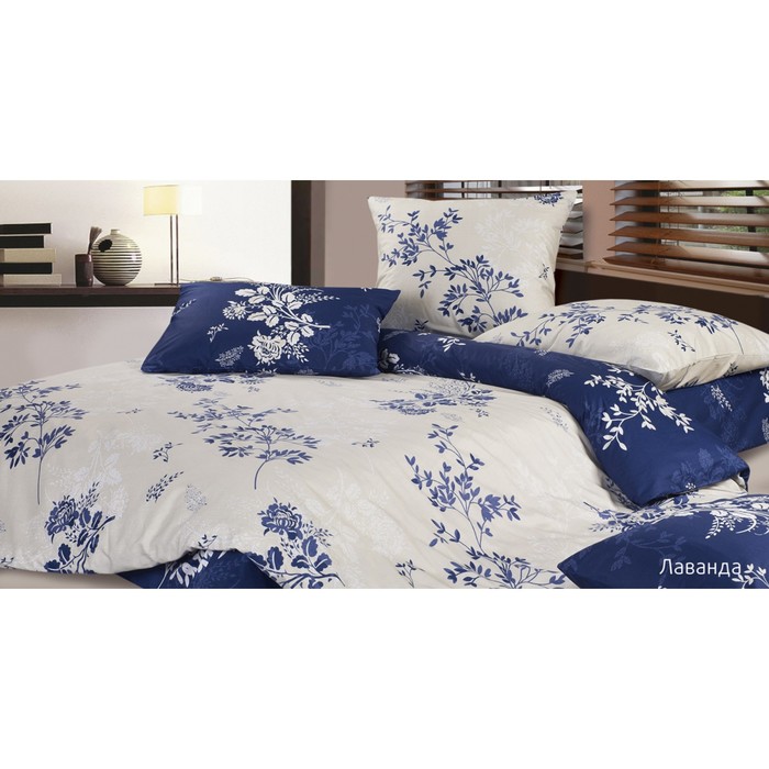 КПБ "Лаванда" евро, 220х240 см, 200х220 см, 50х70 см, 70х70 см по 2 шт., сатин