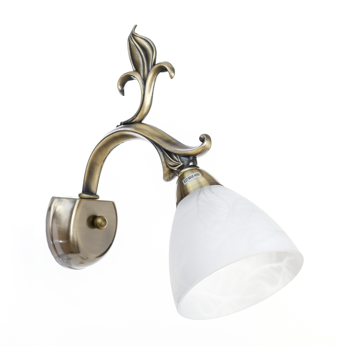 Бра "Нинель" 1х60Вт Е27 бронза