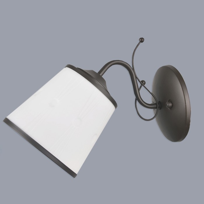 Бра "Рузалия" 1х40Вт E27 коричневый 28x14x19 см.