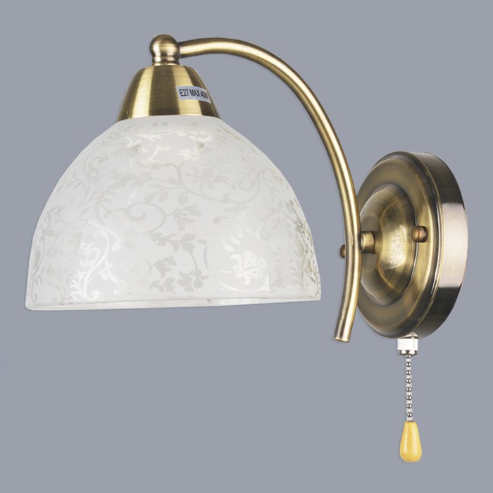 Бра "Шерил" 1х60Вт Е27 бронза