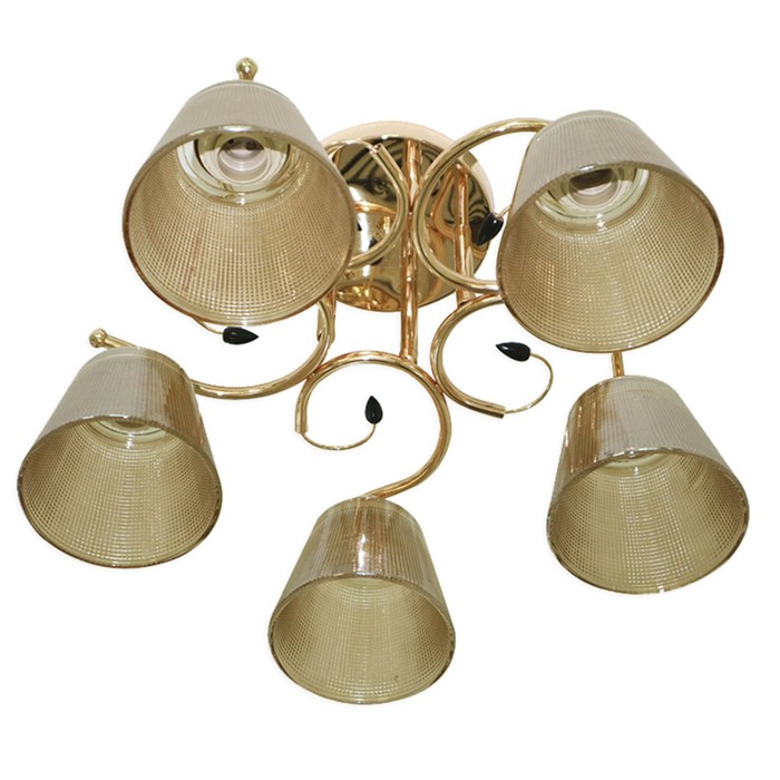 Люстра "Белинда" 5х60Вт E27 золото 55x55x30 см.