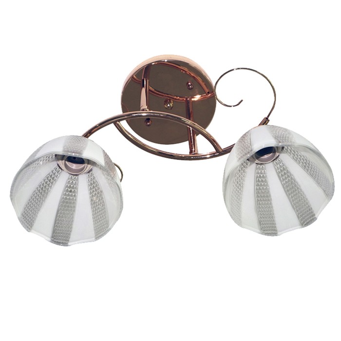 Люстра "Лаура" 2х60Вт E27 золото 48x23 см.