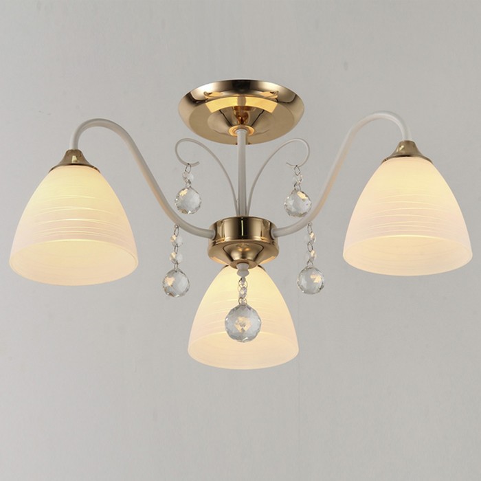 Люстра "Даниэла" 3х40Вт E27 золото 56,5x56,5x28 см.