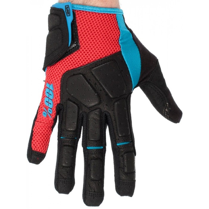 Перчатки 100% Simi, размер M, красный